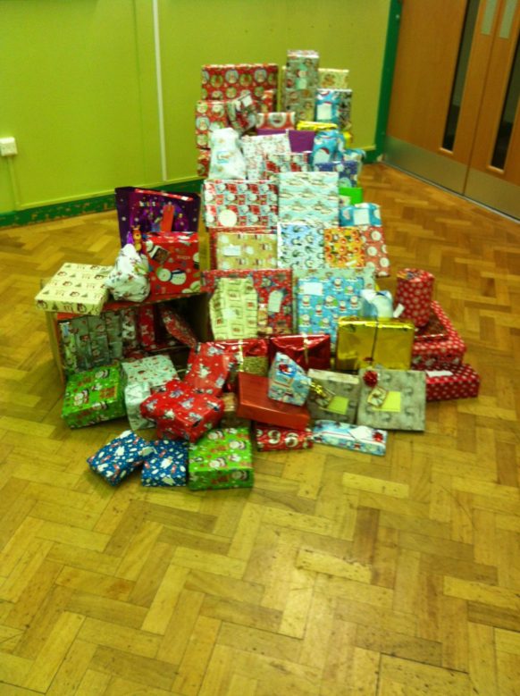 Christmas presents for disadvantaged kids in our area 2